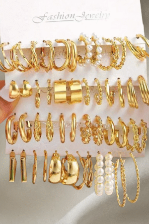 8–12 Piece Set of Earings (International)